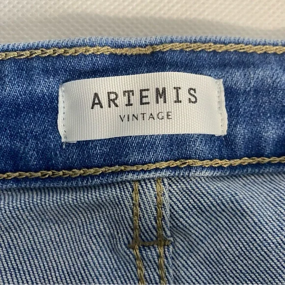 Distressed Denim Women Shorts - Picture 3 of 16